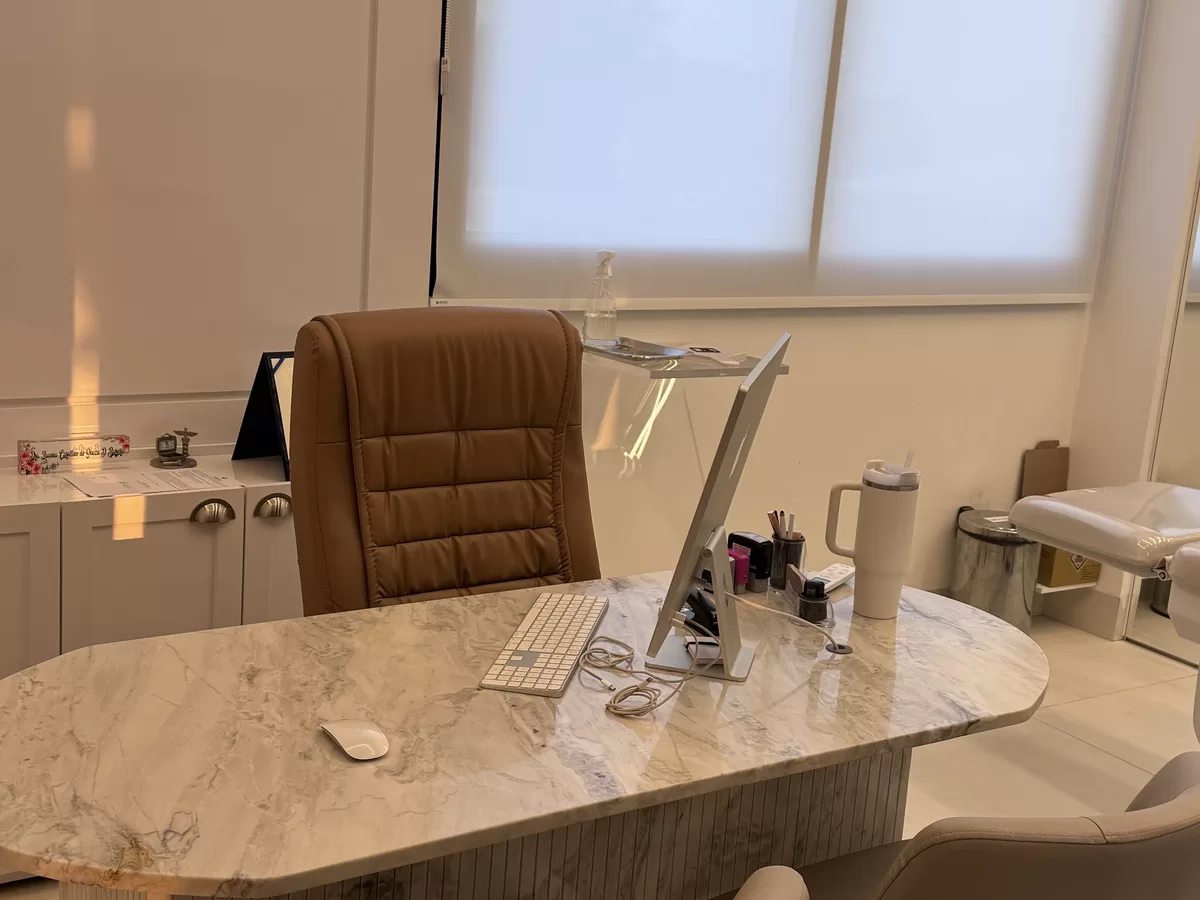 Sala de consulta da clínica