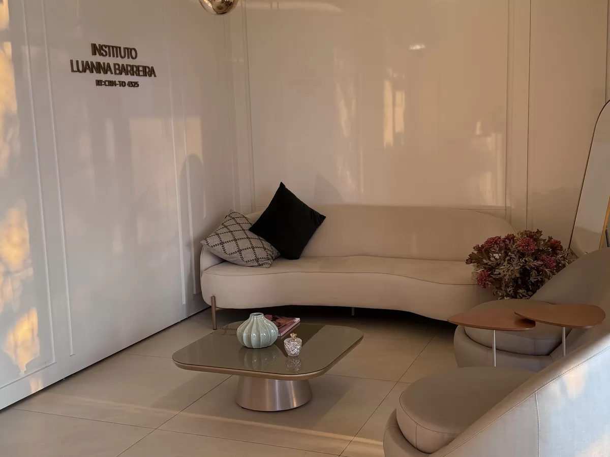 Sala de espera da clínica